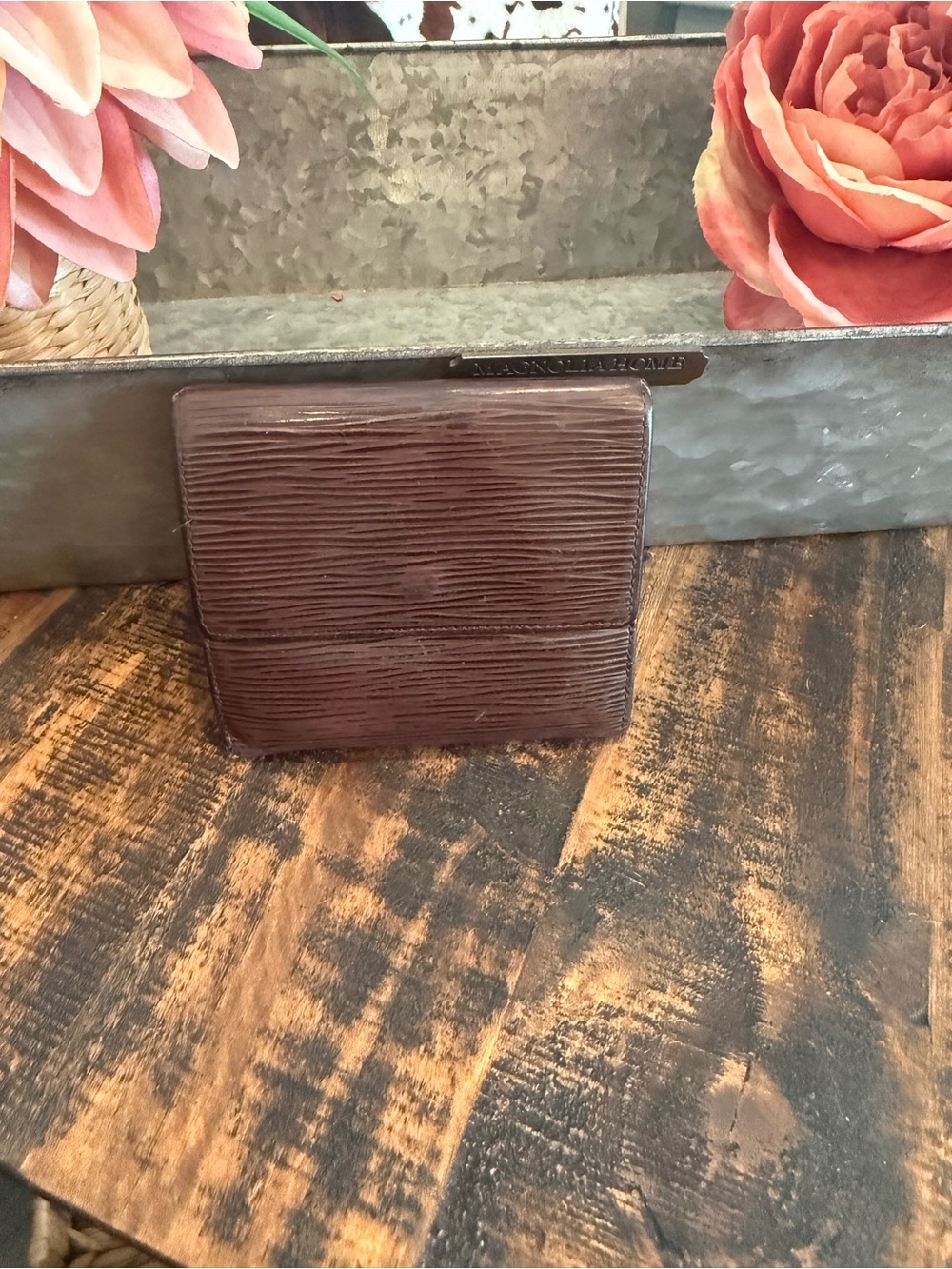 Louis Vuitton Dark Purple/Gray Elise Epi Wallet SP0032 - Picture 2 of 9